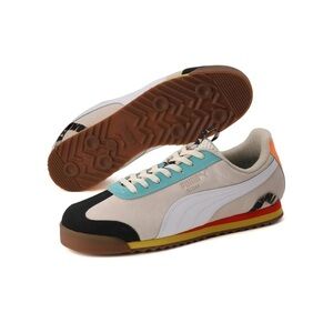 PUMA ROMA BASIC SUEDE LIFESTYLE SNEAKER - BEIGE SIZE 7.5 (NEW WITH TAGS)